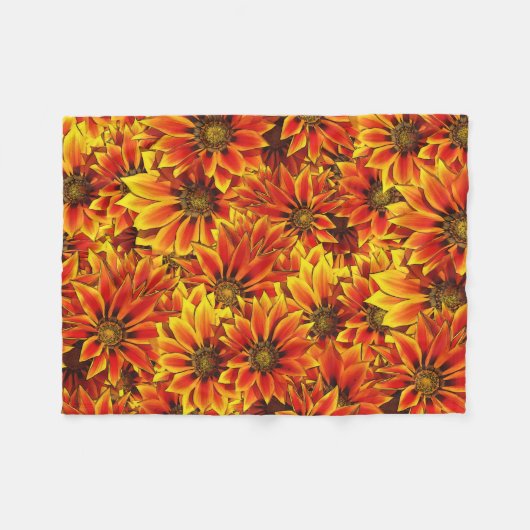 Couverture Polaire Bright Sunflowers (Devant (Horizontal))