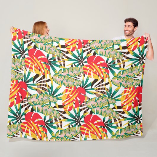 Couverture Polaire Bright Tropical (En situation)