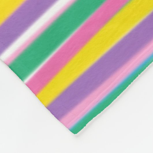 Couverture Polaire Bright Vertical Summer Stripes (Coin)