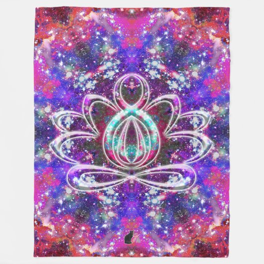 Couverture Polaire Brilliance Zen Lotus (Devant)