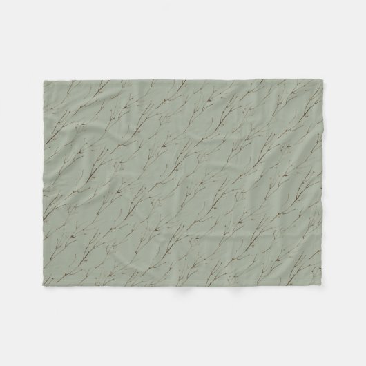 Couverture Polaire Brindilles d'hiver (Devant (Horizontal))