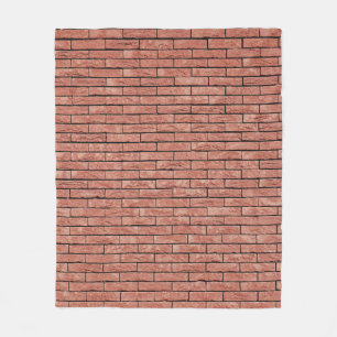 Couverture Polaire brique de béton Brown