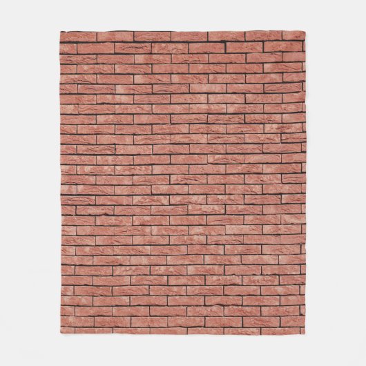 Couverture Polaire brique de béton Brown (Devant)