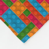 Couverture Polaire Brique de construction colorée (Coin)