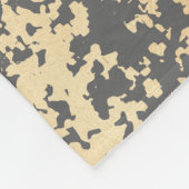 Couverture Polaire brique élégante fausse or et bracelet gris (Coin)