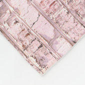 Couverture Polaire Brique rose rétro : Saturée Abstraite (Coin)