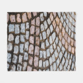 Couverture Polaire briques Brown et rouges (Devant (Horizontal))