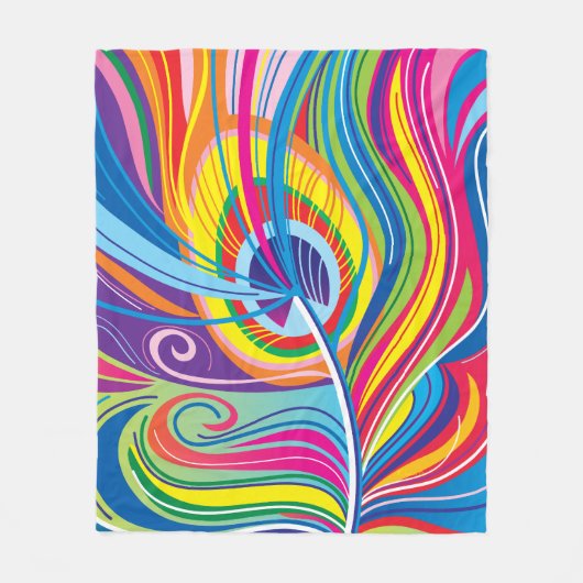 Couverture Polaire Brise de plume vibrante (Devant)