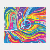 Couverture Polaire Brise de plume vibrante (Devant (Horizontal))