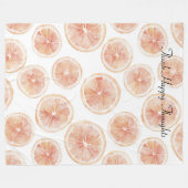 Couverture Polaire Brise d'été Grapefruit (Devant (Horizontal))