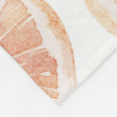 Couverture Polaire Brise d'été Grapefruit (Coin)