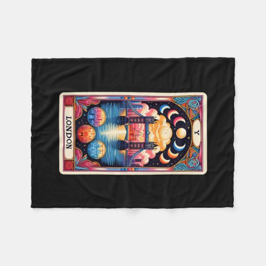 Couverture Polaire British Vacation And London Monuments 1  (Devant (Horizontal))