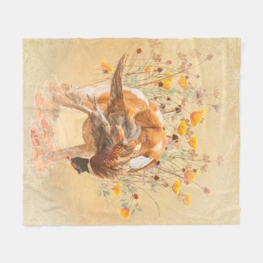 Couverture Polaire Brittany Spaniel, Chasse Pheasant Coffee Mug T-Sh (Devant (Horizontal))