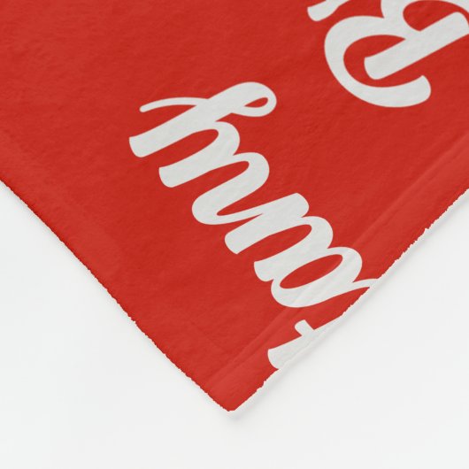 Couverture Polaire Brittany Spaniel Chien Nom Motif Noël (Coin)