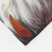 Couverture Polaire Brittany Spaniel conduite vélo St. Patrick's Day (Coin)