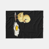 Couverture Polaire Bro Is That You, Funny Chick And Egg (Devant (Horizontal))