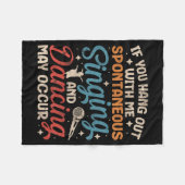 Couverture Polaire Broadway Musical Theater Nerd Theatre Geek Drama L (Devant (Horizontal))