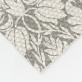 Couverture Polaire brocade en dentelle blanche élégante (Coin)