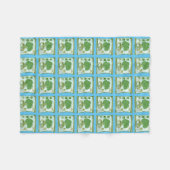 Couverture Polaire Broccoli Graines de légumes (Devant (Horizontal))