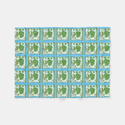 Couverture Polaire Broccoli Graines de légumes (Devant (Horizontal))