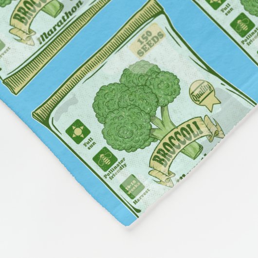 Couverture Polaire Broccoli Graines de légumes (Coin)