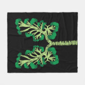 Couverture Polaire Broccoli Lover Cuisine de légumes sains Broccoli (Devant (Horizontal))