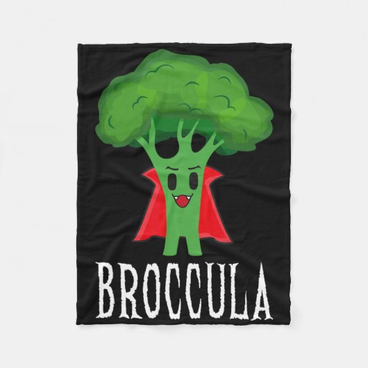Couverture Polaire Broccula Funny Broccoli Halloween Costume azy (Devant)