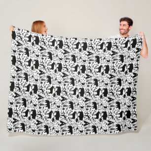 Couverture Polaire Broches de cerfs de chevreuils de Buffalo Fox et T