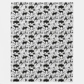 Couverture Polaire Broches de cerfs de chevreuils de Buffalo Fox et T (Devant)