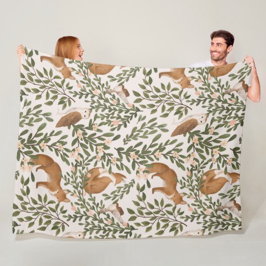 Couverture Polaire Brochure en polaire Fox 60x80 (En situation)