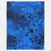 Couverture Polaire Brochure en toison bleu rétro (Devant)