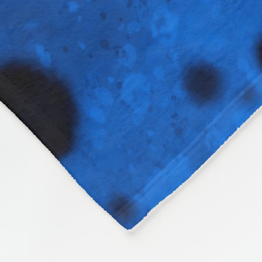 Couverture Polaire Brochure en toison bleu rétro (Coin)