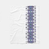 Couverture Polaire Broderie bleue (Devant)