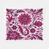 Couverture Polaire Broderie intemporelle #8 (Devant (Horizontal))