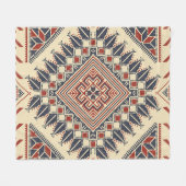 Couverture Polaire Broderie palestinienne traditionnelle (Devant (Horizontal))