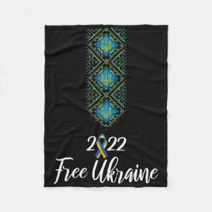Couverture Polaire Broderie ukrainienne Vyshyvanka pour hommes Soutie