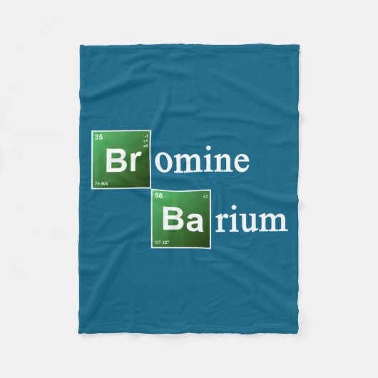 Couverture Polaire Bromine And Barium Periodic Table Chemistry Elemen (Devant)