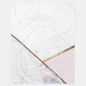 Couverture Polaire Bronze Or rose et Bronze Rose Noir (Devant)