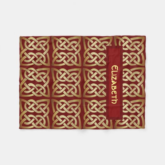 Couverture Polaire Bronze Tone Celtic (Devant (Horizontal))