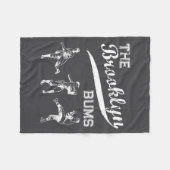 Couverture Polaire Brooklyn Bums New York Baseball Fan _1  (Devant (Horizontal))