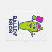 Couverture Polaire Bros De Pickle Ballin - Cadeaux Amis, Frères Ou (Devant (Horizontal))