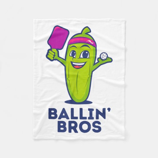 Couverture Polaire Bros De Pickle Ballin - Cadeaux Amis, Frères Ou (Devant)