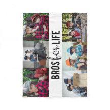 Bros for Life Brothers Photo Collage Typographie