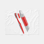 Couverture Polaire Brosse à dents et dentifrice (Devant (Horizontal))
