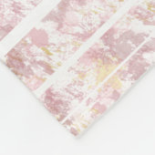 Couverture Polaire Brosse à peinture moderne (Coin)