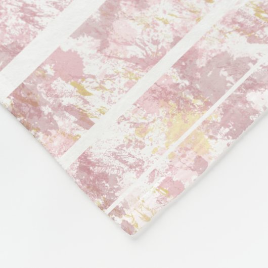 Couverture Polaire Brosse à peinture moderne (Coin)