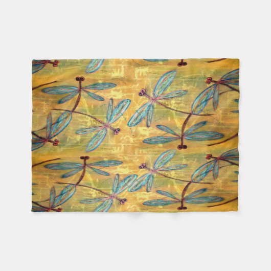 Couverture Polaire Brouillard de libellule (Devant (Horizontal))