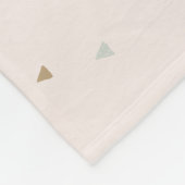 Couverture Polaire Brousse Ours Balloon Fille Monogramme Bébé Jalon (Coin)