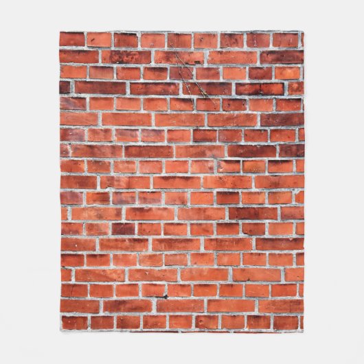 Couverture Polaire Brown brick wall (Devant)
