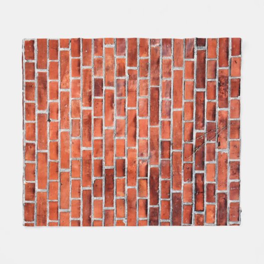 Couverture Polaire Brown brick wall (Devant (Horizontal))